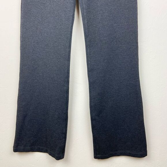 Betabrand Six Button Straight Leg Yoga Dress Pant - Charcoal Gray - Picture 5 of 8